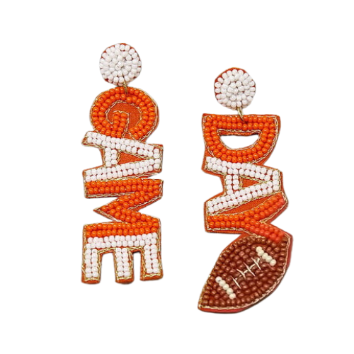 Volunteer Pride Shines Bright with Tennessee University Beaded Earrings - Show Your Team Spirit!