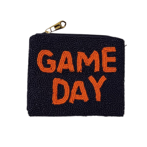 Elevate Your Fan Fashion: Go Pokes Gameday Beaded Coin Purse