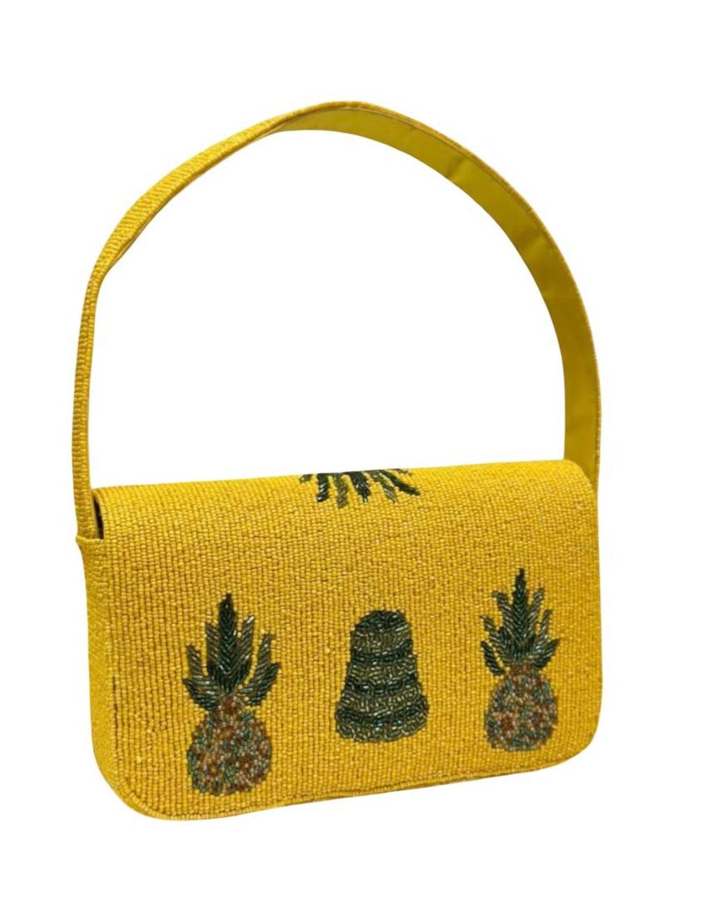 Pineapple beaded Shoulder Bag