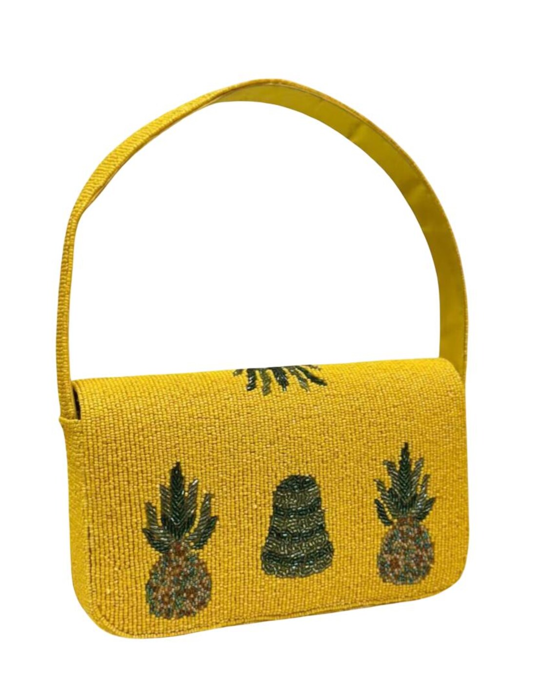 Pineapple beaded Shoulder Bag