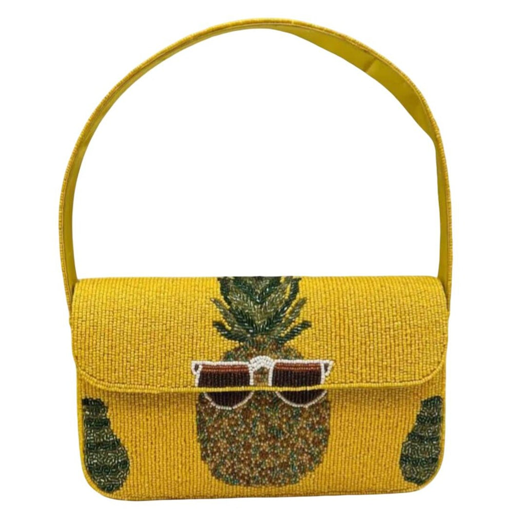 Pineapple beaded Shoulder Bag