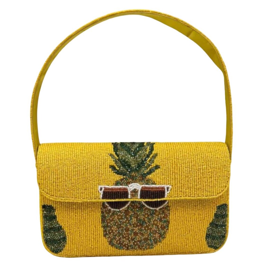 Pineapple beaded Shoulder Bag