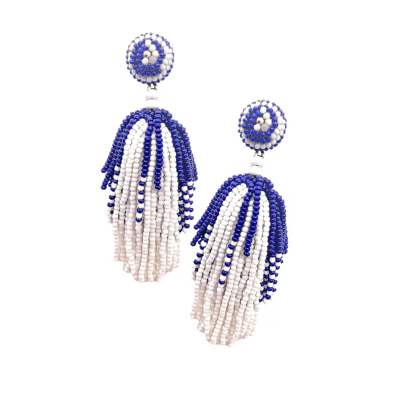 University of Kentucky Gameday Beaded Earrings - Bluegrass Spirit