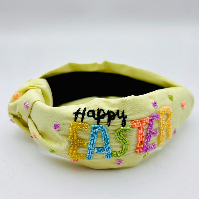 Sparkling Springtime Easter Beaded Headband