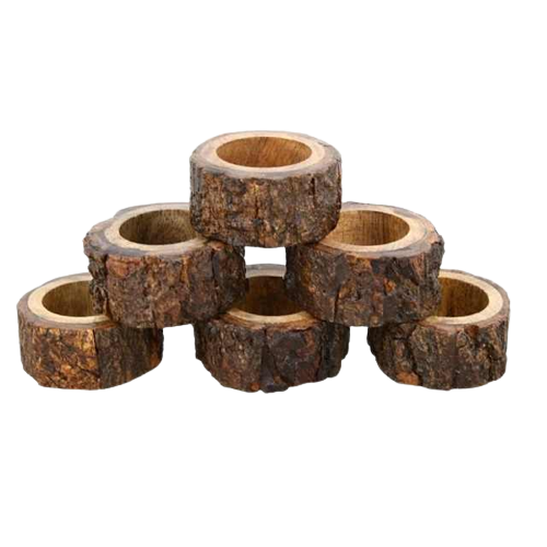 Affordable Wooden Napkin Holder Rings - Rustic and Charming Table Decor on a Budget